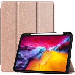 MTK iPad Pro 11 2021 Slim fit tri-fold fodral Rose Gold