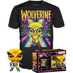 Marvel Black Light Wolverine POP! & Tee Funko Pop! mottled grey