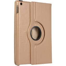 MTK Apple Ipad 10.2 2021/2020/2019 Litchi Texture Stand Case Guld Gold