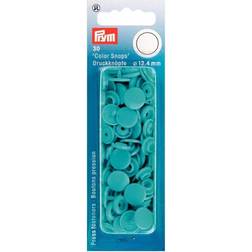 Prym Color Snaps Trykknapper Plast Rund Turkis 12,4mm 30 stk