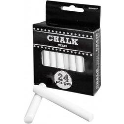 Amscan 10022325 White Chalk Party Accessory-24 Pcs