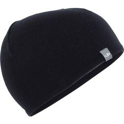 Icebreaker Merino Pocket Beanie Unisex - Black/Gritstone Heather