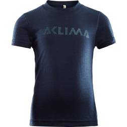 Aclima Kid's Lightwool T-shirt - Navy Blazer (102955-232)