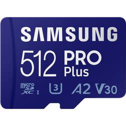 Samsung Pro Plus 2021 microSDXC Class 10 UHS-I U3 V30 A2 512GB