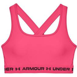 Under Armour Crossback Mid Bra Cerise - Pink