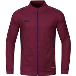 JAKO Challenge Polyester Jacket Unisex - Maroon/Seablue