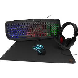 Deltaco GAM-129 4-in-1 RGB Gaming Kit (Nordic)