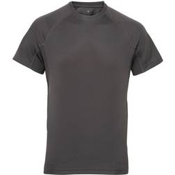 Tridri Panelled Tech T-shirt Men - Charcoal