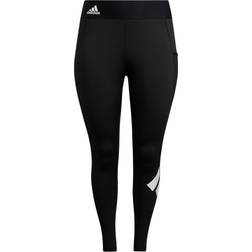 adidas Techfit Long Logo Leggings Women - Black/White