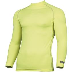 Rhino Thermal Underwear Long Sleeve Base Layer Vest Top Men - Fluorescent Yellow