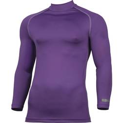 Rhino Thermal Underwear Long Sleeve Base Layer Vest Top Men - Purple