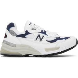 New Balance 992 Made in USA - White Navy - Men's