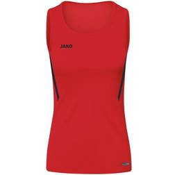 JAKO Challenge Tank Top Women - Red/Black