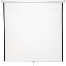 tectake Beamer Leinwand Rollo 152 x 152 cm