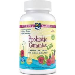 Nordic Naturals Probiotic Gummies Kids, Merry Berry Punch, 60 gummies