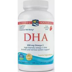 Nordic Naturals DHA 830mg Strawberry 90 softgels