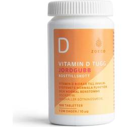 Zoeco Vitamin D3 Chew Strawberry 10µg 100 st