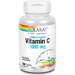 Solaray Vitamina C 1000 mg A/R Acción Retardada