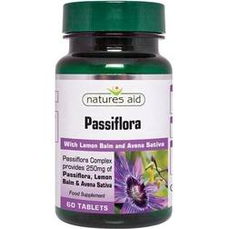 Natures Aid Passiflora Complex 250mg 60 Tablets