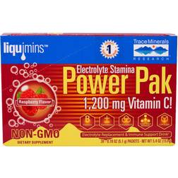 Trace Minerals Research Trace Minerals Research Electrolyte Stamina Power Pak Raspberry 30 Packets