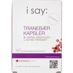 i say I say: Tranebær Kapsler 30 stk