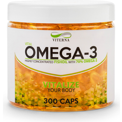 Viterna Omega 3 Högkoncentrerad (70% 300 Caps 300 stk