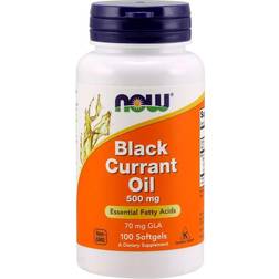 Now Foods BLACK CURRANT OIL 500 mg 100 stk 100 stk