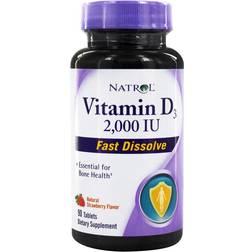 Natrol VITAMIN D3 FAST DISSOLVE 2000 IU 90 stk