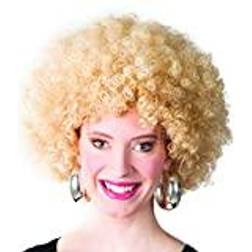 Boland 10103144 86013 Afro Curly Wig Blonde, Unisex, One Size