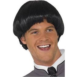 Smiffys Swinging 60's Bowl Wig Black