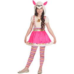 Amscan Delikat lama kostume pige 8-10 år (128-134 cm)