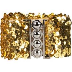 Vegaoo Women's Sequined Belt Gold