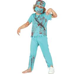 Fiestas Guirca Zombiekirurg Barn Maskeraddräkt