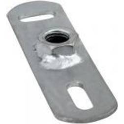 Walraven grundflange 3/4'' Elforzinket. 145x38mm med CO2 svejset muffe