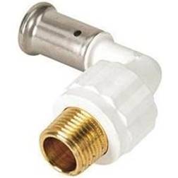 Henco Henco pres vinkel 90° PVDF 32 mm x 1" pres/udvendig gevind
