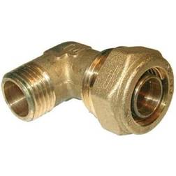 Unite Pex-fittings vinkel med nippel 15 mm x 3/4"