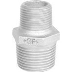 +GF+ Brystnippel Galvaniseret Reduktion 1x1/2"