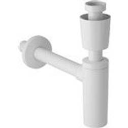 Geberit Accessori Sifone con partizione per lavabo, uscita orizzontale, d 32 mm, g 1 1/4, bianco alpino 151.034.11.1