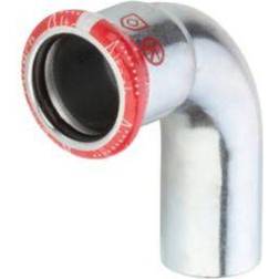 FZ press bøjning 28mm 90° Til varmesystemer. Med 1 muffe. M-bakke