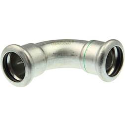 VSH bøjning 90° muffe/muffe 15 mm syrefast