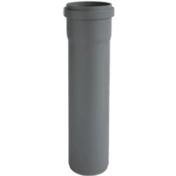 Silvan Ht-Pp (Amax Pro) afløbsrør med muffe grå Ø50 x 250 mm