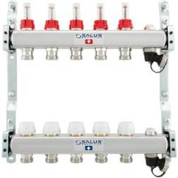 Salus gulvvarmemanifold 12-kreds med flowmeter