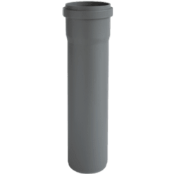 Nicoll Ht-Pp (Amax Pro) afløbsrør med muffe grå Ø75 x 250 mm