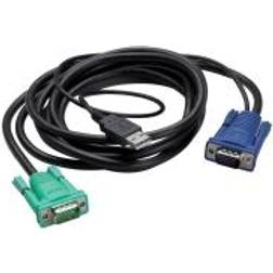 Schneider Electric APC AP5823 cable para video teclado y ratón kvm Negro 762 m