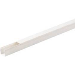 Solar Plus OBO Kabelkanal WDK – Kanalbund med låg, 20 x 35 mm (WDK20035) renhvid 2 meter
