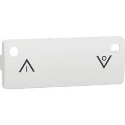 Schneider Electric Tangent op/ned for Wiser lysdæmper Hvid