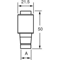 Mersen Sikring DZ2 2A rosa GL/GG