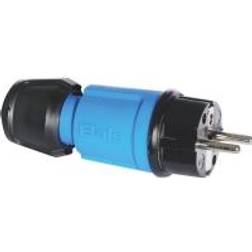 Bals Schutzkontakt-Stecker 16A 250V IP44, blau 7370