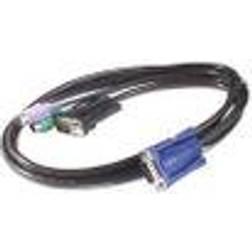 Schneider Electric APC AP5254 cable para video teclado y ratón kvm Negro 366 m