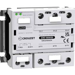 Crouzet Halvlederrelæ GN325DSZH SSR GN3 Last-Strøm (maks. 25 A Koblingsspænding (max. 510 V/AC Speciel nulpassage 1 stk